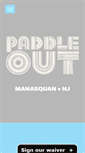 Mobile Screenshot of paddleoutmanasquan.com